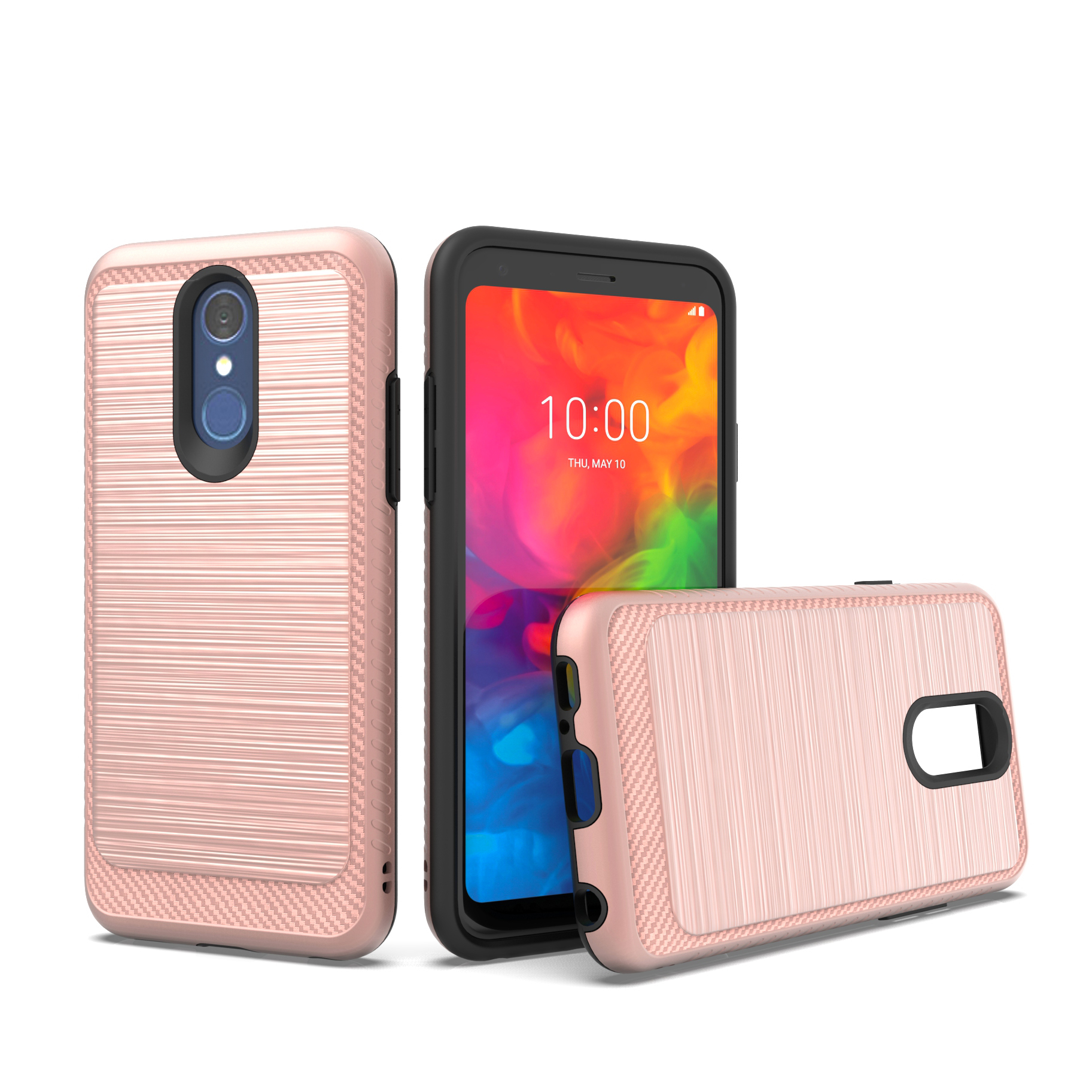 LG Q7 Plus Brushed Hybrid Rose Gold – FR Wireless