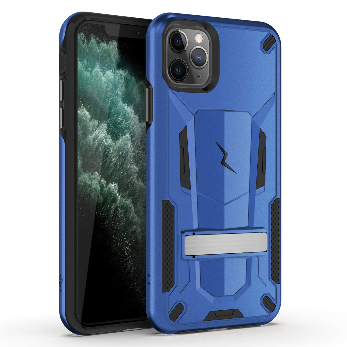 Apple Iphone 11 Pro Max Zizo Hybrid Transformer Case W/Kickstand Blue ...