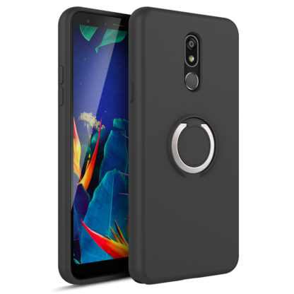 LG K40 Zizo Revolve Series W/Ring Magnetic Black