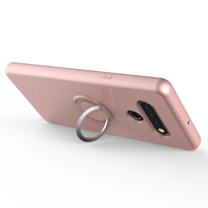 LG Stylo 6 Zizo Revolve Series W/Ring Rose Quartz